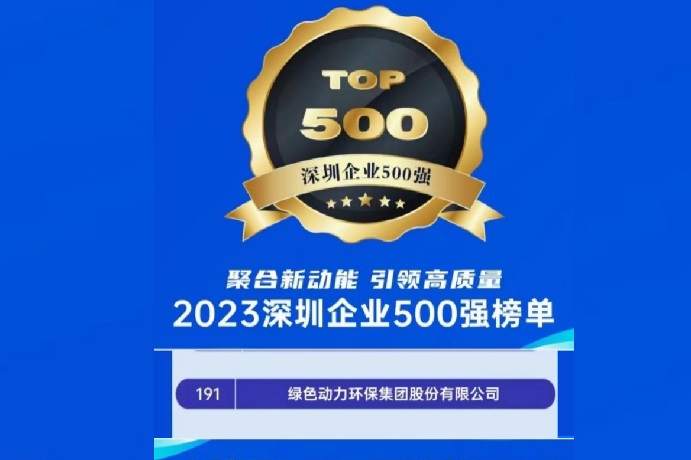 2023深圳企业500强榜单发布 优游国际位列第191名